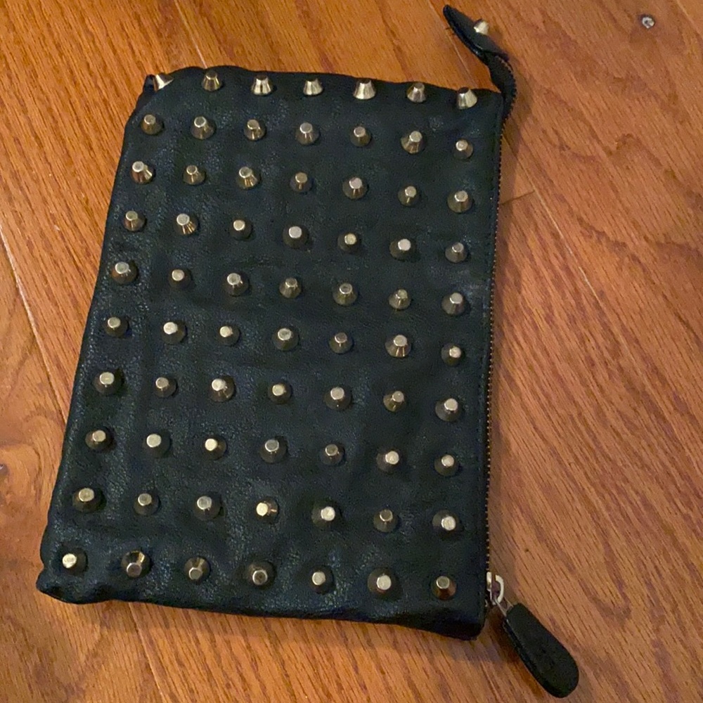Zara Black Stud Wallet